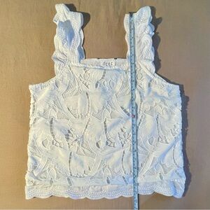 TCEC White Lace Tank Top
